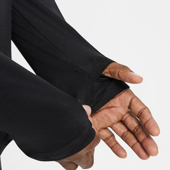 Nike Men's Dri-Fit Element Half Zip Running Pullover Top Black Medium - Picture 6 of 11